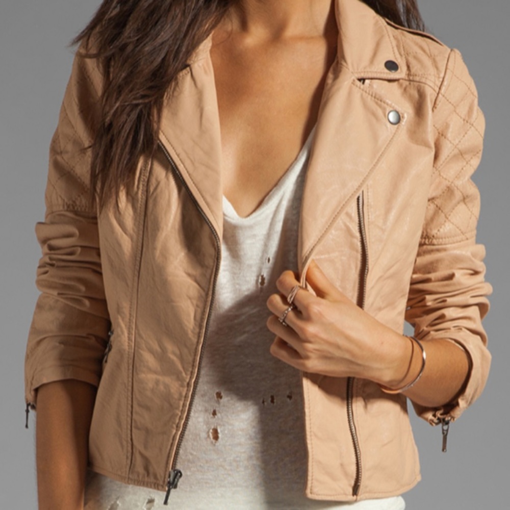 Sanctuary Leather Moto Jacket